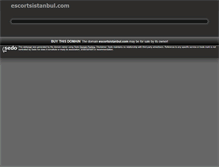 Tablet Screenshot of escortsistanbul.com